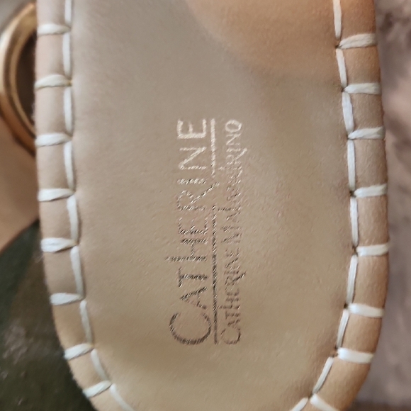 Catherine Malandrino Beige Espadrille Sandals-Size 10 - Picture 6 of 6